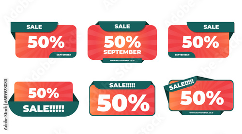 Pop up design promo sale