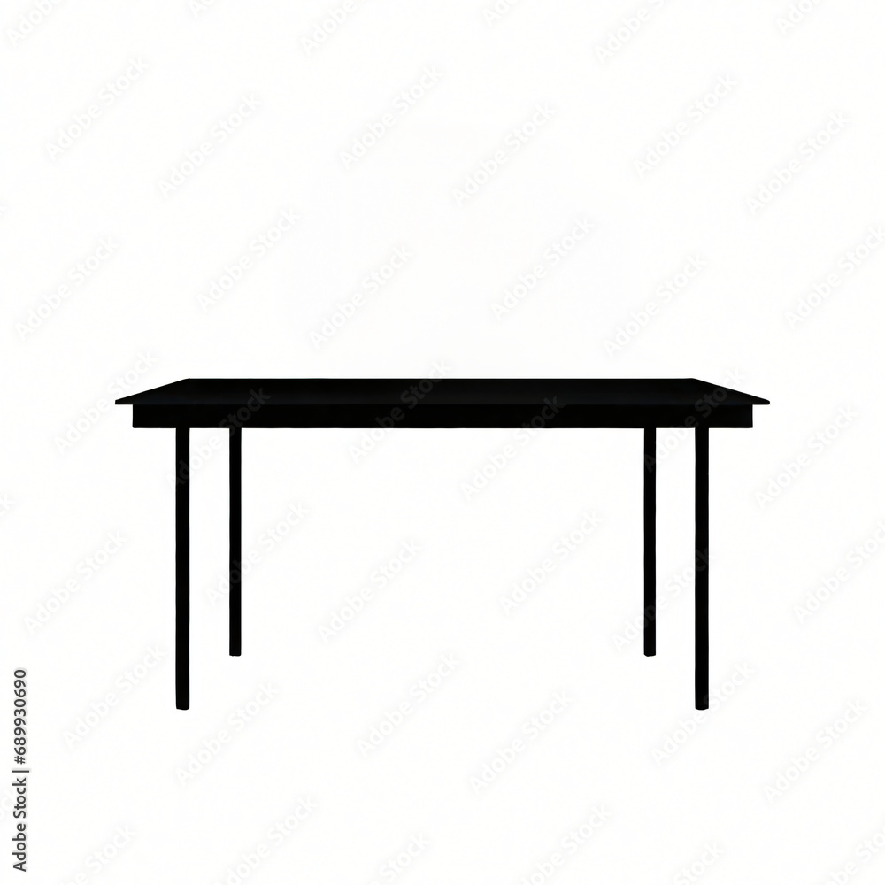 desk on isolated white background desk on isolated white background