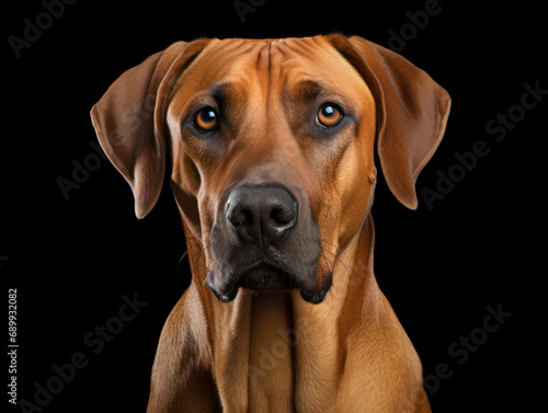 Rhodesian Ridgeback Dog Studio Shot  Isolated on Clear Background  Generative AI