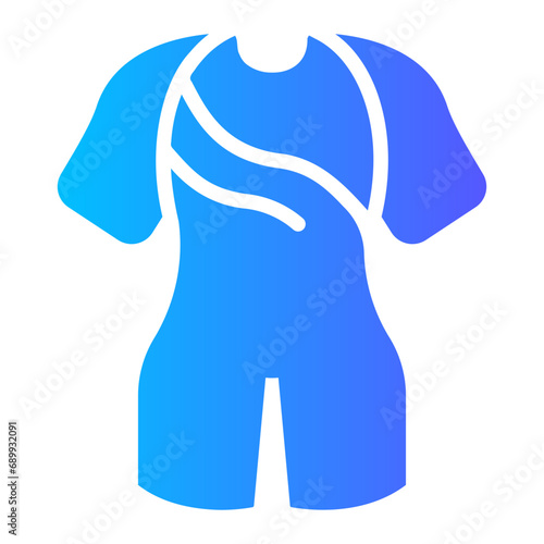 diving suit Gradient icon