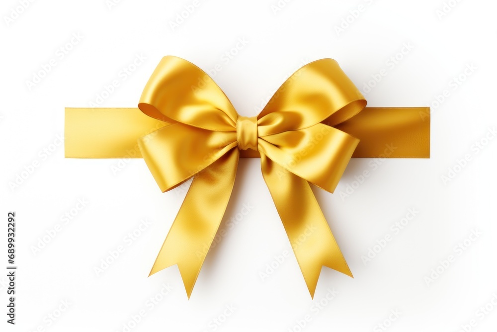 A minimalist representation of a Goldenrod ribbon. Generative AI. A minimalist representation of a Goldenrod ribbon. Generative AI.