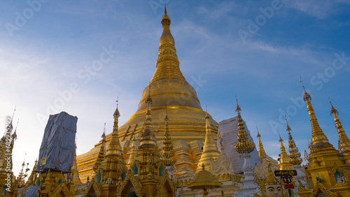 Shwe Dagon Pagoda in Yangon  Myanmar