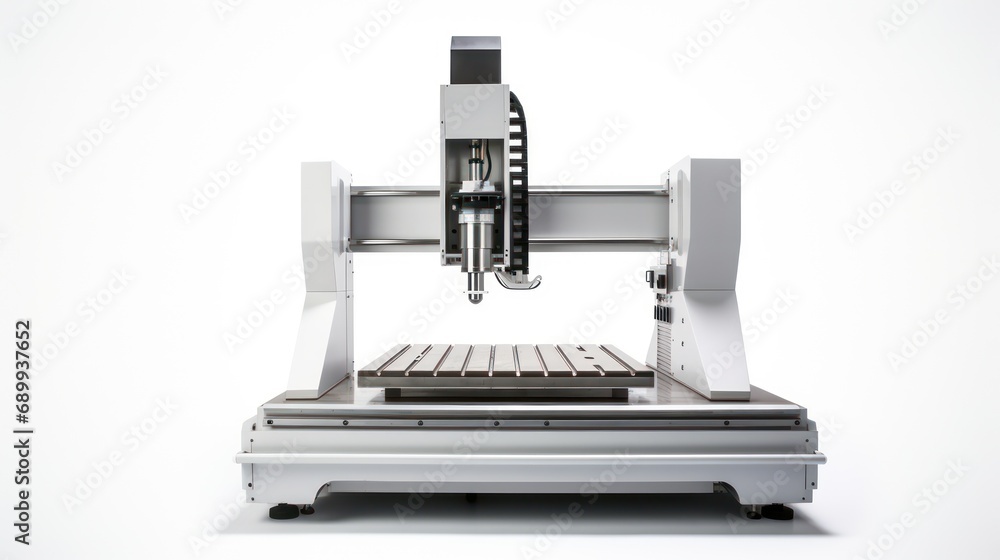 A CNC machine, industrial factory tools, isolated white background, PNG, A CNC machine, industrial factory tools, isolated white background, PNG,