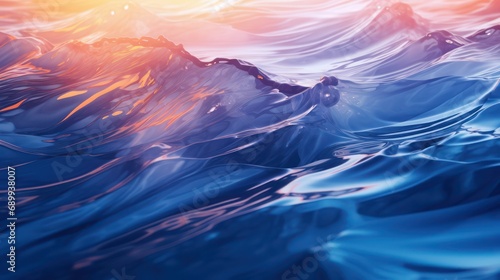 A Flowing sea water under light, colorful, abstract, color, abstract background.
