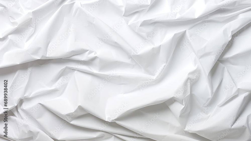 White wrinkled paper background with texture White wrinkled paper background with texture
