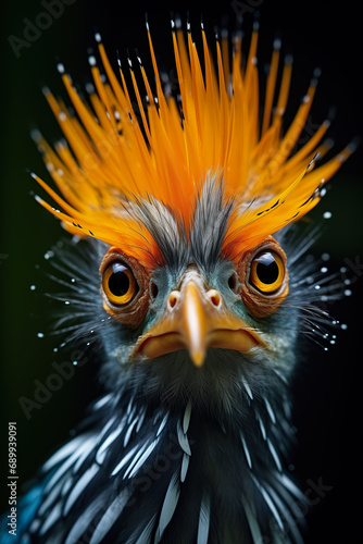 Beautiful Bird Close-Up Portrait © LadyAI