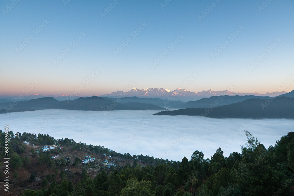 view kasar Devi Uttarakhand India 