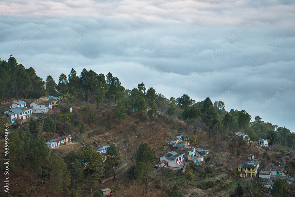 view kasar Devi Uttarakhand India 