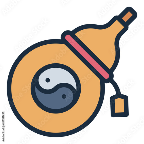 Calabash bottle icon