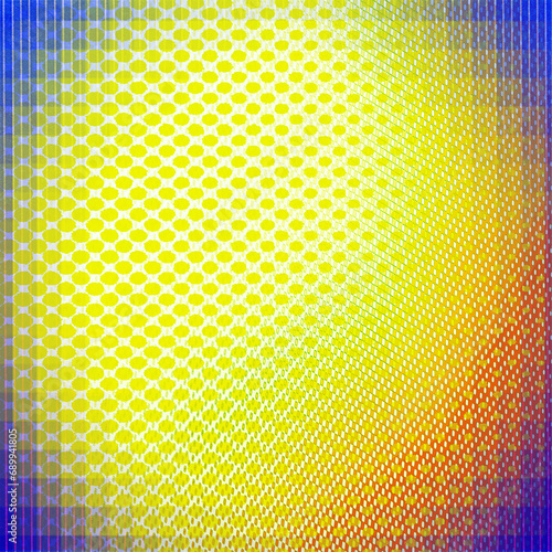 Yellow dots blue vignette square background illustration. Backdrop  Simple Design for your ideas  Best suitable for Ad  poster  banner  sale  celebrations and various design works