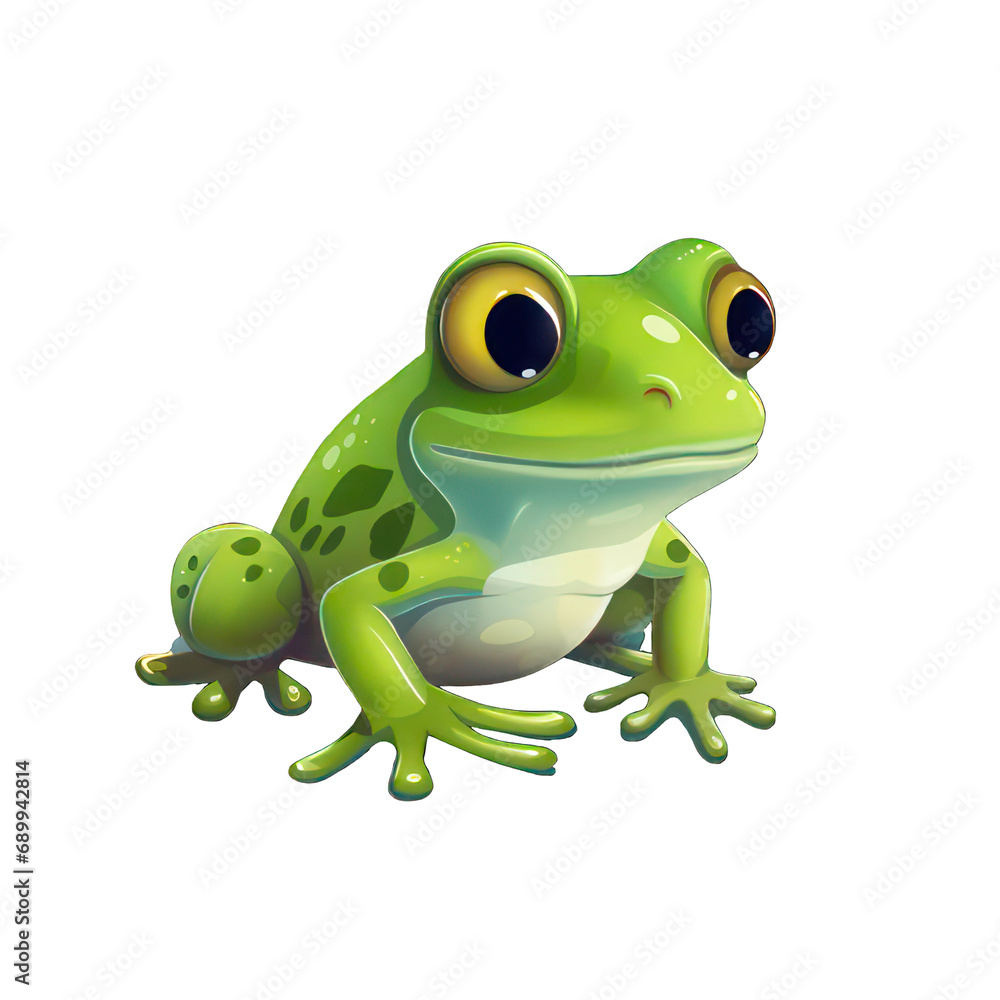 Green frog cartoon Green frog cartoon