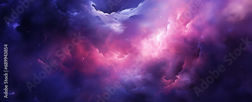 Abstract galaxy space background with stars and nebula. 
