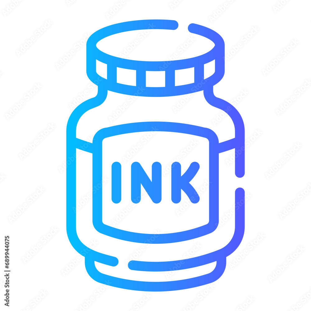 ink Line Gradient Icon ink Line Gradient Icon