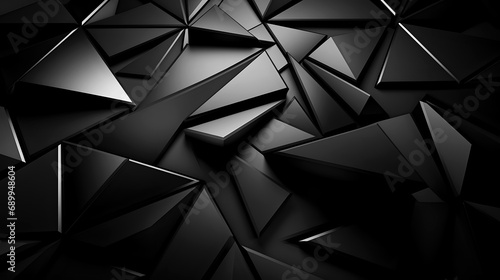3D Abstract Artistic Geometric Wallpaper. Vibrant Triangle Polygon Pattern for Creative Illustrations and Modern Digital Designs. Futuristic, Dynamic, and Technology Concept Background.