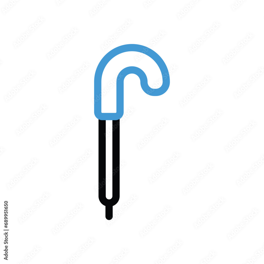 Father Stick Icon vector stock illustration Father Stick Icon vector stock illustration