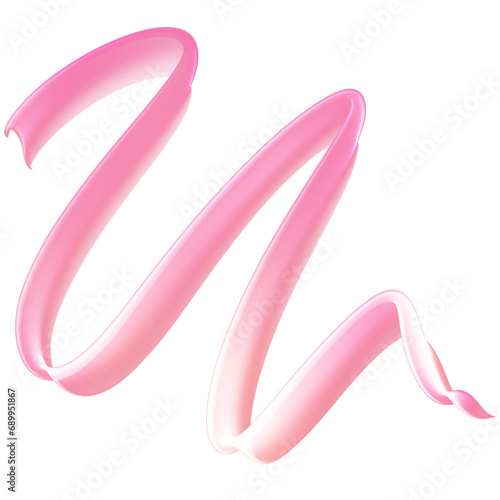 Ballerina's ribbon ,Colorful ribbon elements