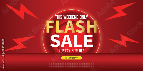 Sale banner template design . Super Sale, end of season special offer banner. vector illustration.
