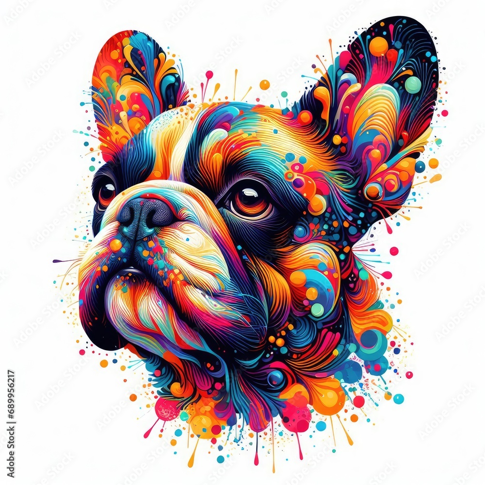 Ethereal Dog Portraits Ballet, GENERATIVE AI Ethereal Dog Portraits Ballet, GENERATIVE AI