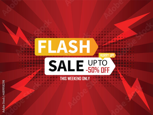 Sale banner template design . Super Sale, end of season special offer banner. vector illustration.