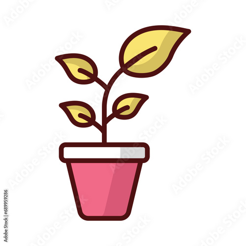 Plant icon vector stock illustration