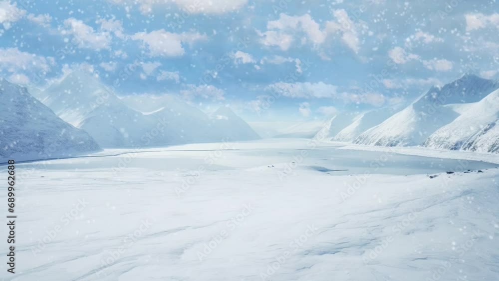aerial views of sea ice in front of everest aerial views of sea ice in front of everest