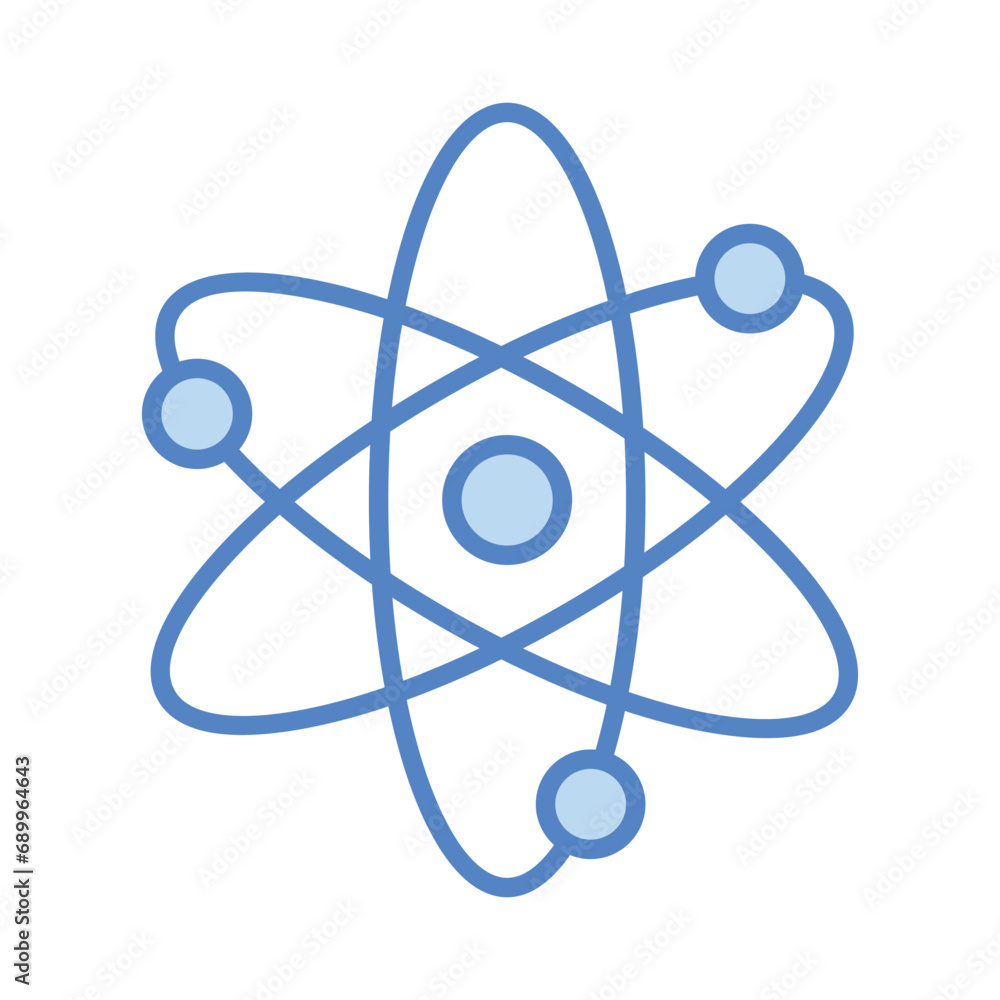 Atoms icon vector stock illustration Atoms icon vector stock illustration
