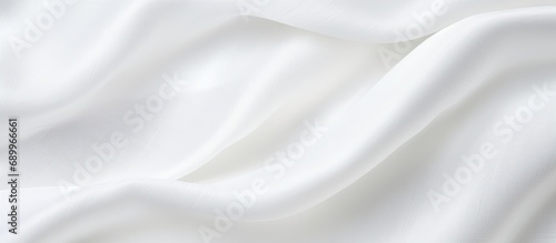 Texture of white fabric. photo