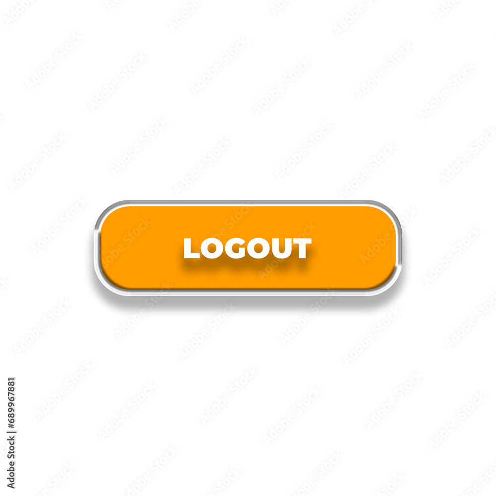 3d Logout web buttons. Set of action button, Online button icons for UI UX website, mobile app. Different gradient colors and icons on rectangular forms with shadows. 3d Logout web buttons. Set of action button, Online button icons for UI UX website, mobile app. Different gradient colors and icons on rectangular forms with shadows.