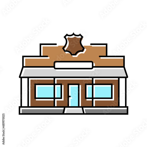 saddlery store color icon vector. saddlery store sign. isolated symbol illustration