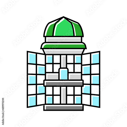newspaper stand store color icon vector. newspaper stand store sign. isolated symbol illustration