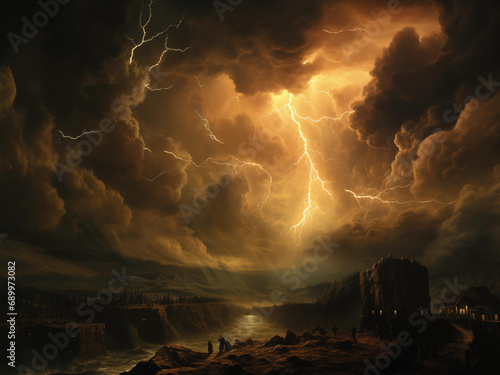 Storm's Symphony: Nature's Fury Generative AI
