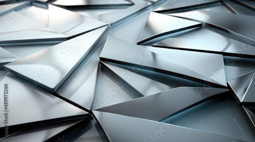 Elevate your presentations with a futuristic blank abstract background in gray and white tones, the essence of modern sophistication