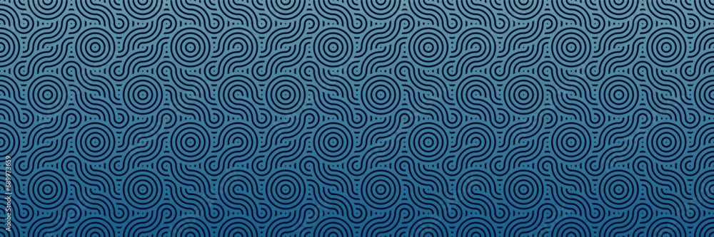 Eastern Waves Seamless Pattern. 2024 Blue Ocean and Sky Silhouette in Elegant Oriental Asian Background Design. Eastern Waves Seamless Pattern. 2024 Blue Ocean and Sky Silhouette in Elegant Oriental Asian Background Design.