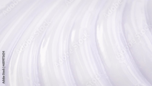 glitter wavy texture from thick white shampoo