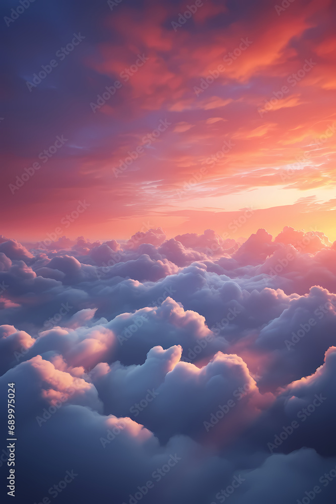 Cloud and Nature Wallpaper concept