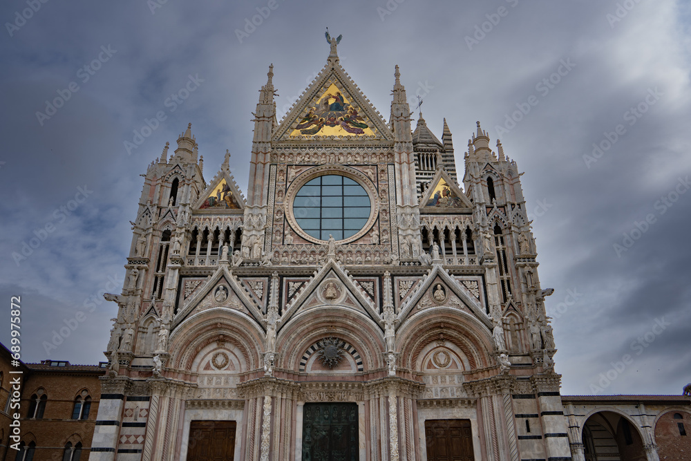 Die Altstadt Siena in der Toskana in Italien Die Altstadt Siena in der Toskana in Italien