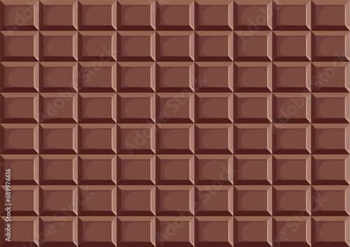 板チョコレート　背景イラスト