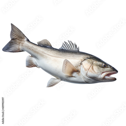  Haddock fish on transparent background