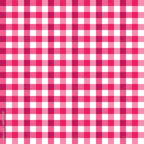 Pink shade plaid pattern background. plaid pattern background. plaid background. Seamless pattern. for backdrop, decoration, gift wrapping, gingham tablecloth.