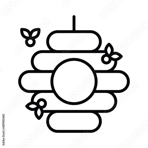 Honey icon vector stock illustration