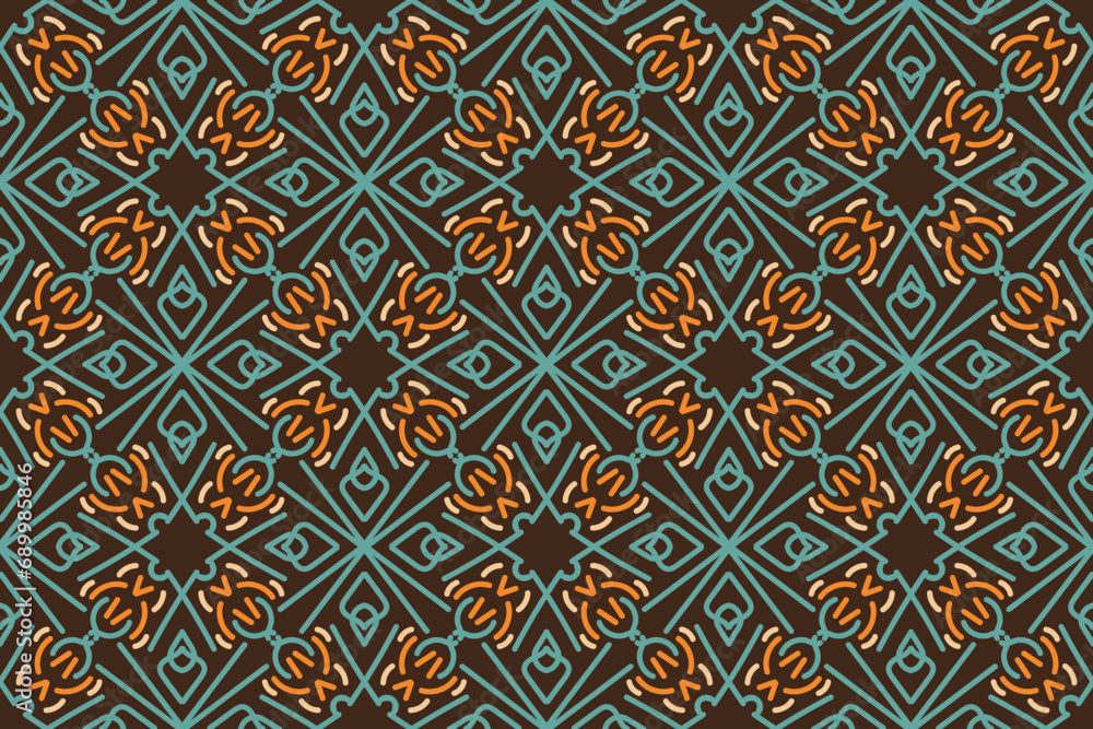 oriental pattern. vintage background with Arabic ornaments. Patterns, backgrounds and wallpapers for your design. Textile ornament. Vector illustration.