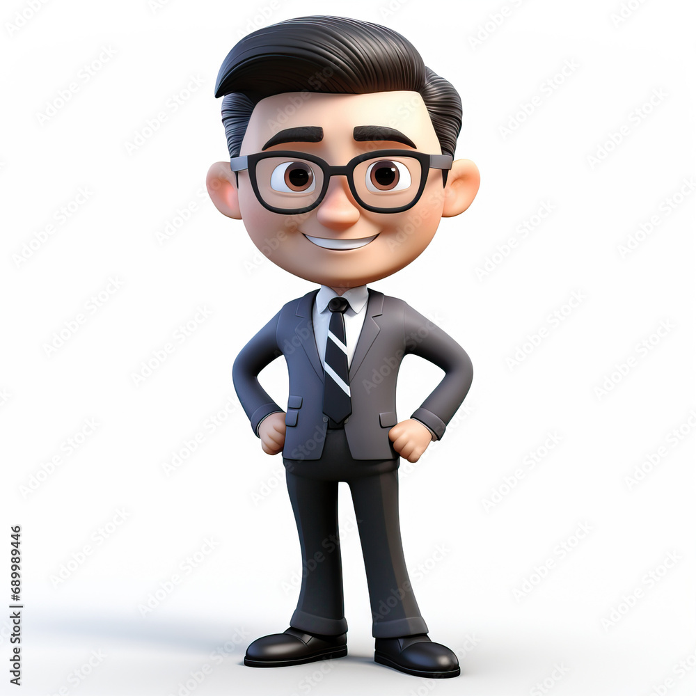 Businessman in suit on white background Businessman in suit on white background