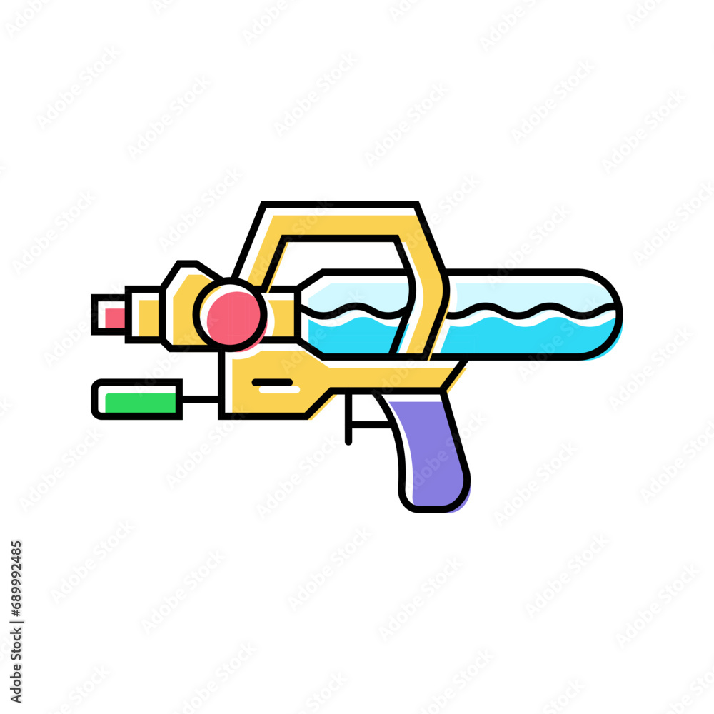 water toy child game play color icon vector. water toy child game play sign. isolated symbol illustration