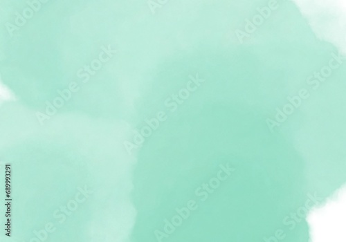 Light green pastel watercolor abstract background