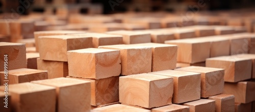 Silica bricks ready for shipping from plant yard.