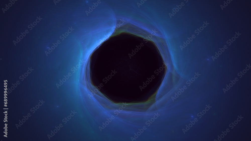 Fototapeta premium 3D manual rendering abstract circle light background 