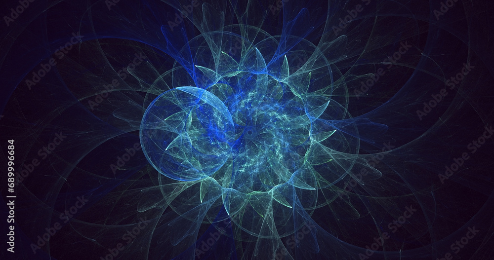 3D manual rendering abstract fractal light background 3D manual rendering abstract fractal light background