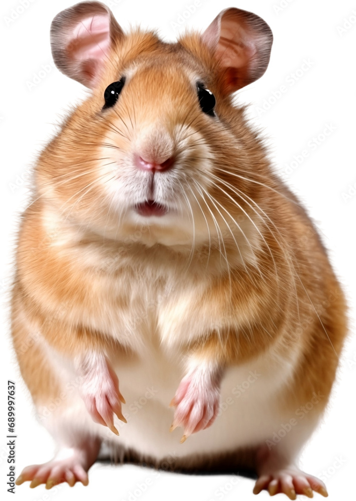 Picture of a hamster isolated on transparent background, png Picture of a hamster isolated on transparent background, png