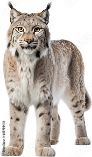 Picture of a lynx isolated on transparent background, png