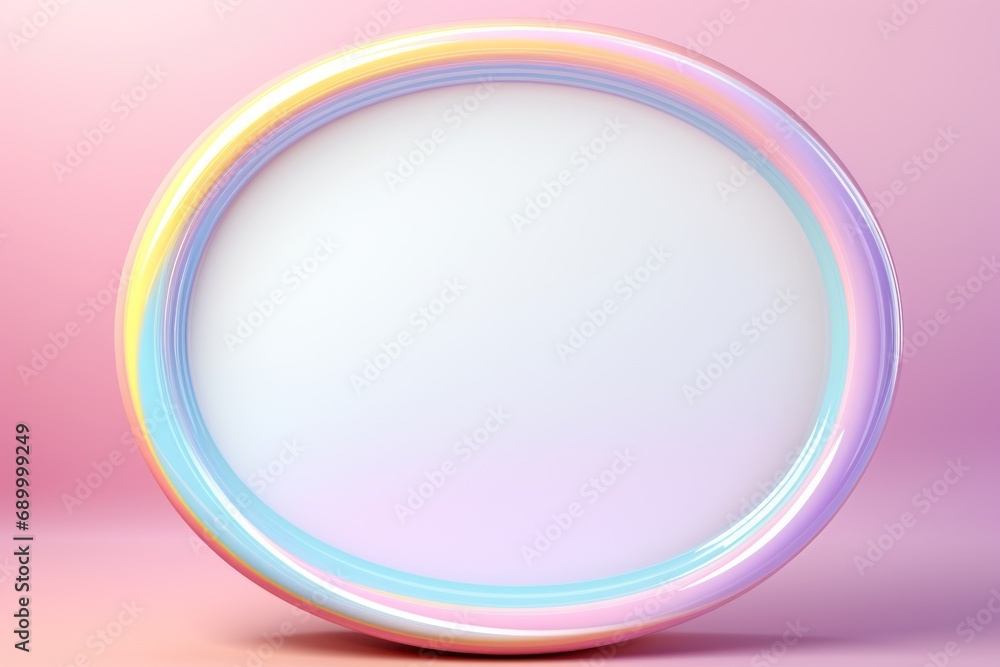 Obraz premium 3d render realistic flying shapes in motion isolated on white background trendy designs.